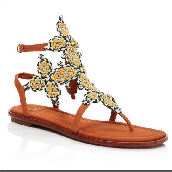 NIB-Tory Burch Palisades Flat Sandals - Picture 4 of 8